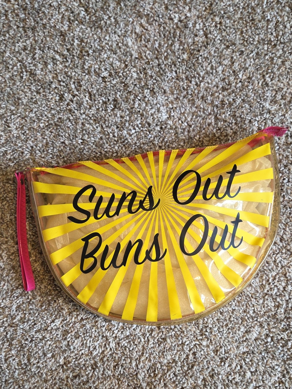 'Suns Out Buns Out' Beach Pool Essentials Wrislet Bag